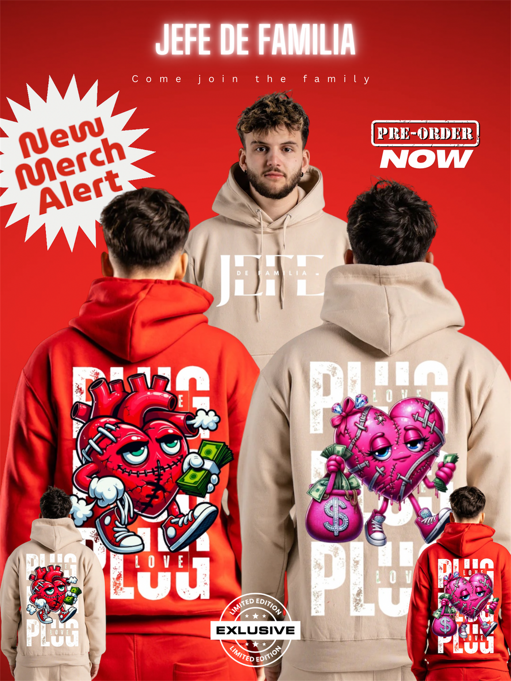Valentine’s Plug Hoodie – Limited Edition