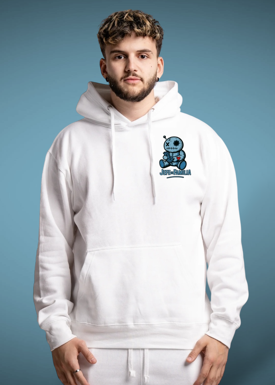 Rags To Riche$ Hoodie - light blue plush
