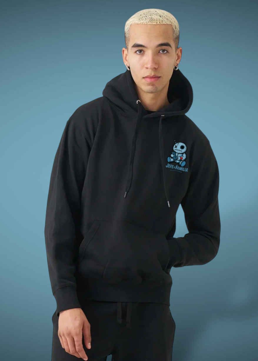 Rags To Riche$ Hoodie - light blue plush